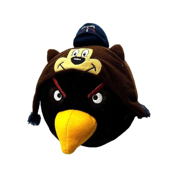 Angry Birds Minnesota Twins Monkey Mouse Winter Cap Plush Toy MLB Gear Gift - Picture 1 of 6